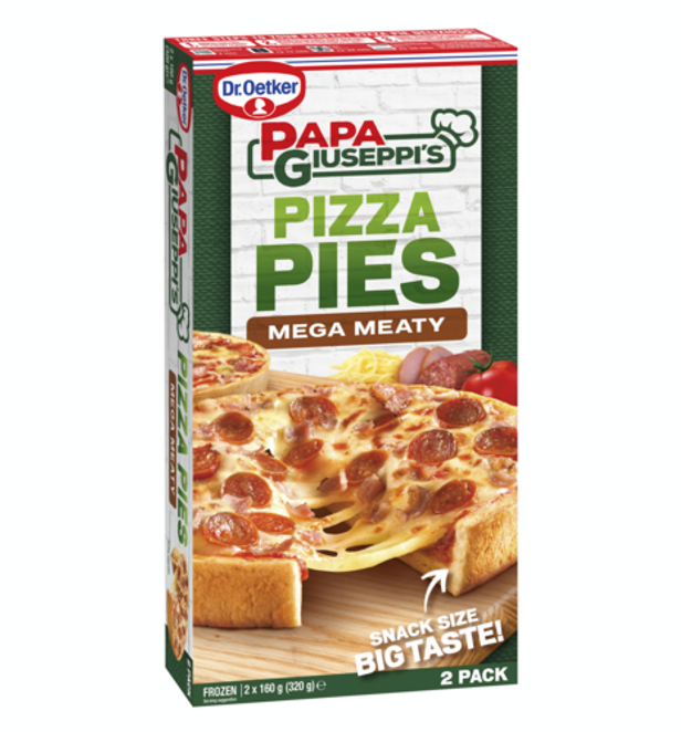 Dr. Oetker Papa Giuseppi’s Pizza Pies Mega Meaty